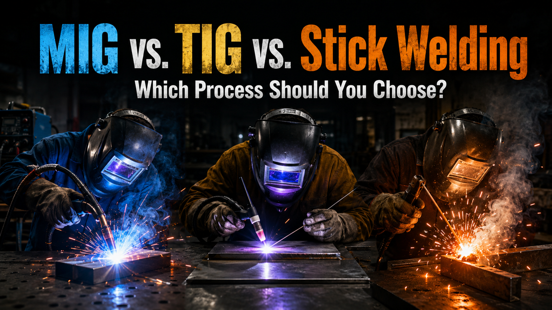 MIG vs. TIG vs. Stick Welding: Which Is Best?