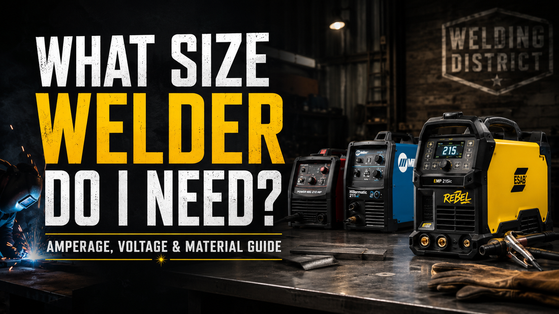 What Size Welder Do I Need? Amperage, Voltage & Material Guide