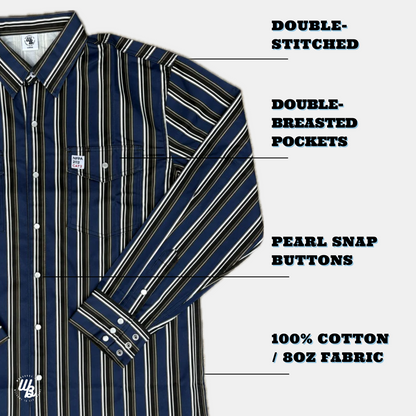 Shrub-Puncher Blue/Black FR Shirt