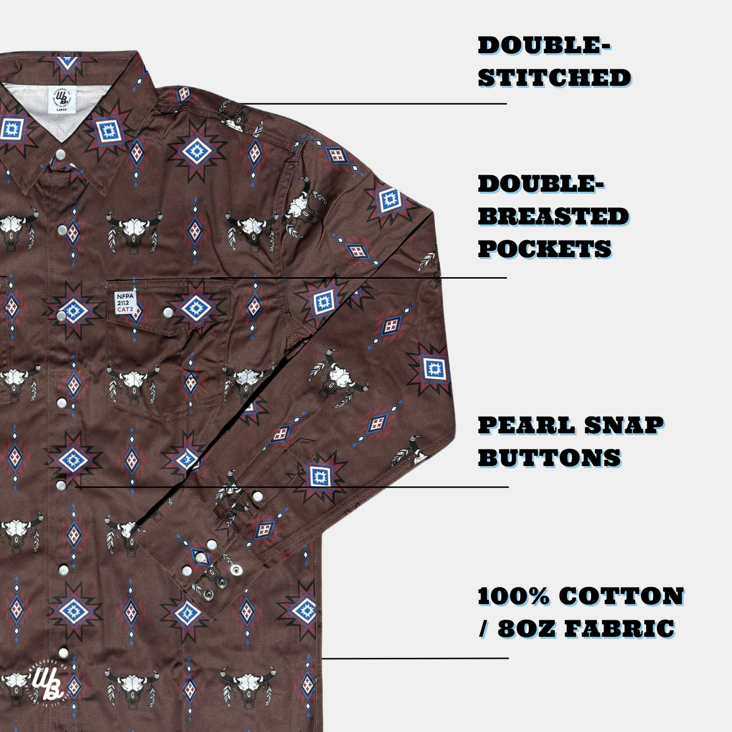 WoahBros Brown Cow FR Shirt