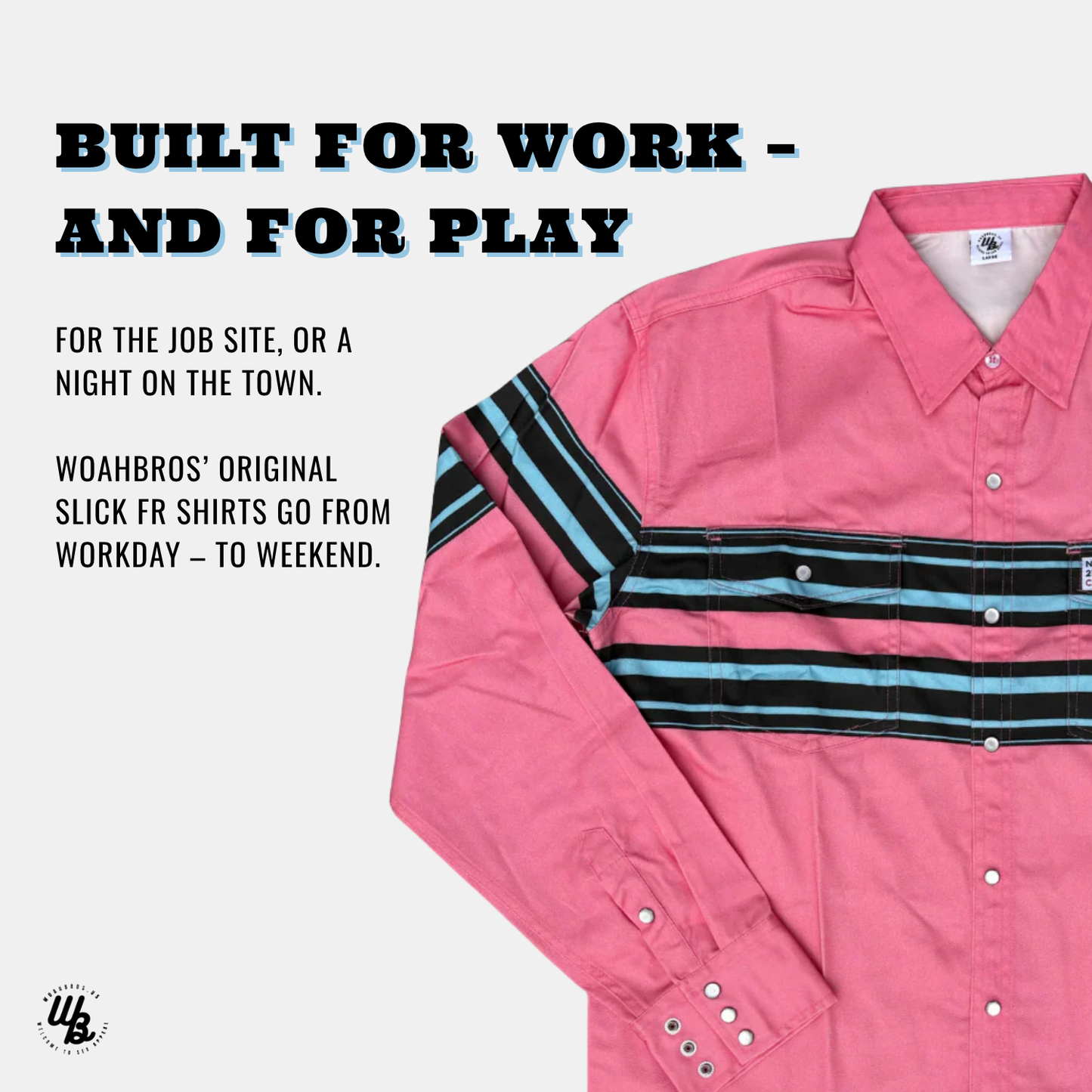 WoahBros Bubble Gum FR Shirt