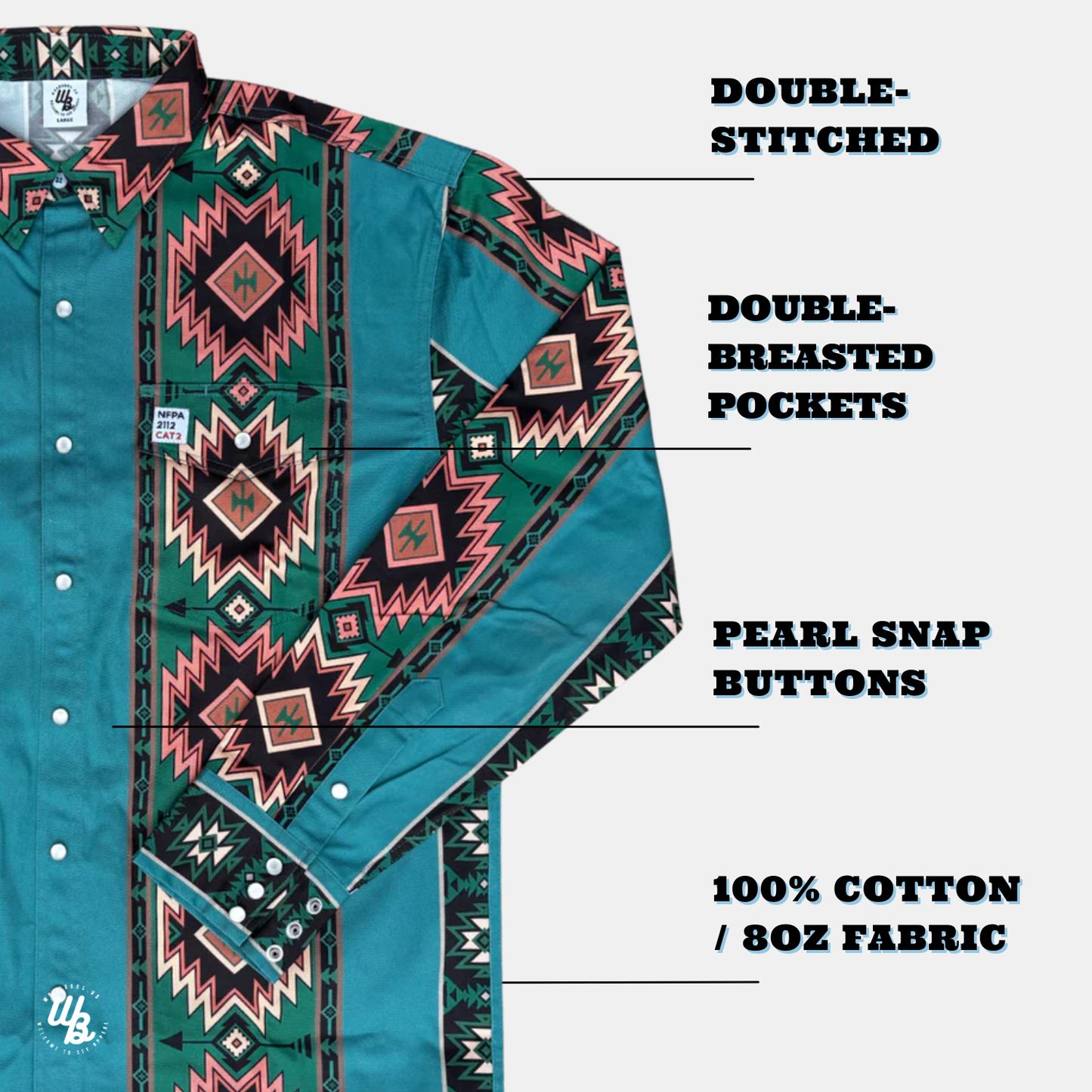 WoahBros Turquoise FR Shirt
