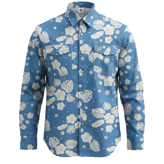WoahBros Blue Hawaiian FR Shirt