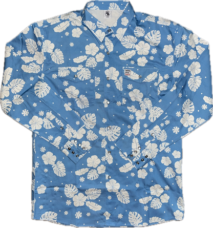 WoahBros Blue Hawaiian FR Shirt