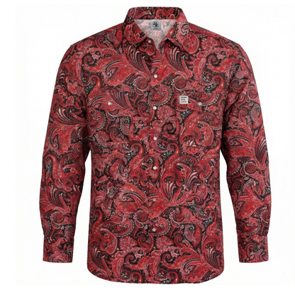 WoahBros Red Paisley FR Shirt