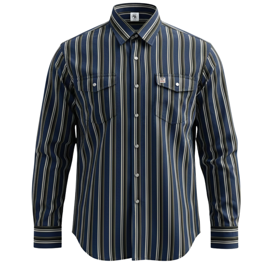Shrub-Puncher Blue/Black FR Shirt