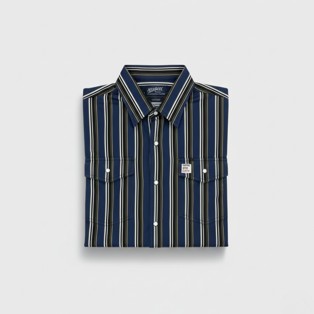 Shrub-Puncher Blue/Black FR Shirt