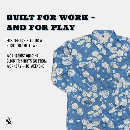 WoahBros Blue Hawaiian FR Shirt